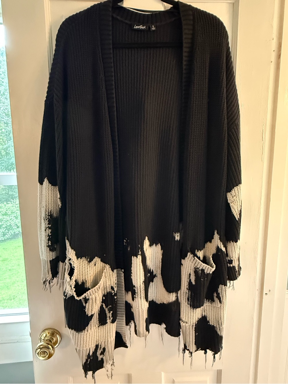 Torrid - Lovesick Distressed Open-Front Knit Cardigan